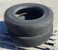 2-- 11R24.5 Steering Tires