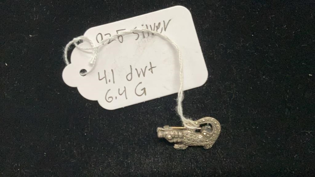 925 Alligator Pin