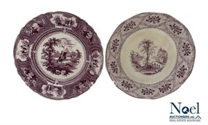 Decorative Belzoni & Seine Ironstone Plates