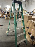 Werner fiber glass green 6ft step ladder