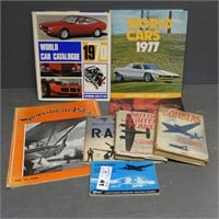Various Car & Military Related Books