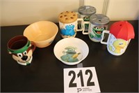 Sesame Street Cups, Bowl & Miscellaneous(R3)