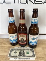 Vintage Alpine and Walters beer advertising