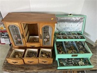 Costume jewelry and boxes