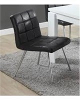 Monarch Black Leather Dinning Chair 2 piece