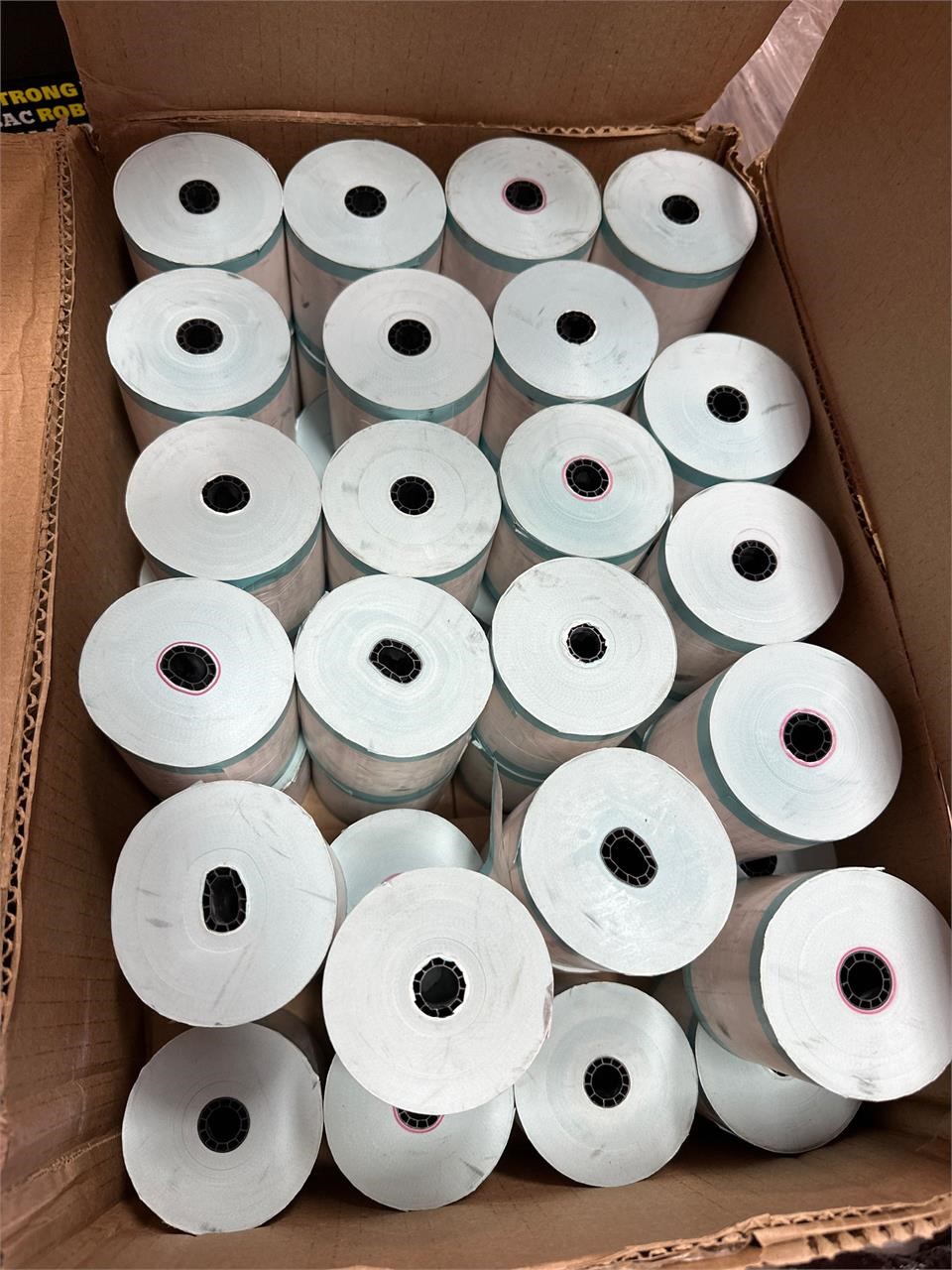 Large Lot Of Paper Printing Rolls(?)