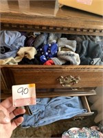 Clothes in Chester drawers ONLY