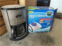 Coffeemaker & Vicks Vaporizer