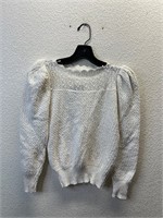 Vintage Keren Knit Semi-Sheer Shirt