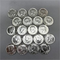 (20) 1964-P Kennedy Silver (90%) Half Dollar