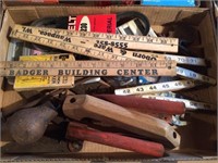 Folding Rulers, Scale Weight, Shears, Etc