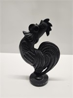 VINTAGE CAST IRON ROOSTER DOOR STOP