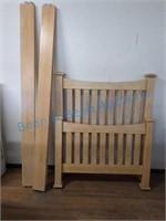 Twin bed headboard footboard rails