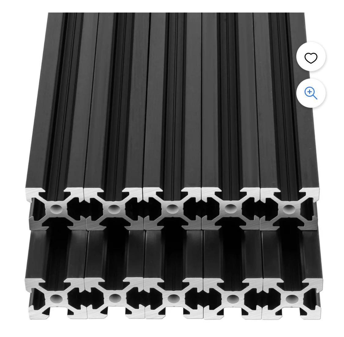 1220mm 10pcs Aluminum Extrusion European Standard