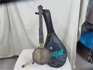 Antique Pollmann Standard Banjo, Handbuilt c.1890