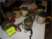 Old sifters ,includes old elec sifter