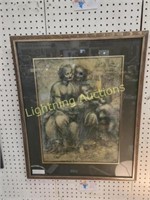 "VIRGIN AND THE CHILD" FRAMED PRINT