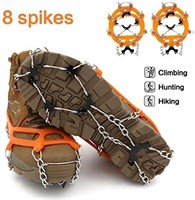 SAMYKI OVER-SHOE SPIKED ICE GRIPPERS FOR TRACTION