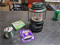 Coleman Lantern & Fishing Line