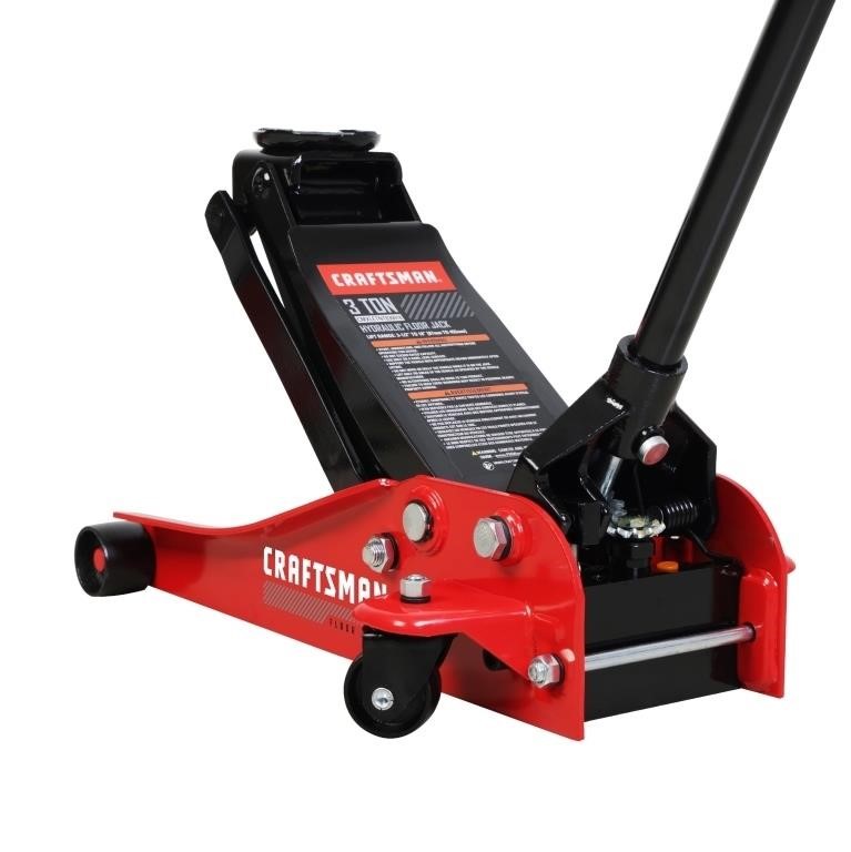 CRAFTSMAN Red 3-Ton Steel Hydraulic Jack Kit