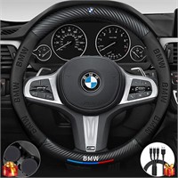 Customized Steering Wheel Cover Compatible with BM