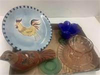 Chicken Plate & Decor