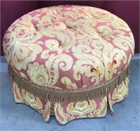 Gorgeous Rolling Hassock, Beautiful Upholstery