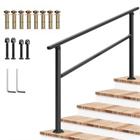 VIVOSUN Handrail  6-7 Steps  Black
