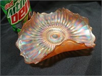 Carnival glass dish