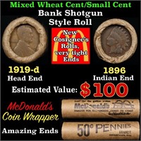 Small Cent Mixed Roll Orig Brandt McDonalds Wrappe