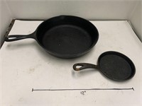 2cnt Cast Iron Skillets