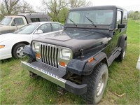 Jeep YJ Vehicle (Circa 1992),(Black)
