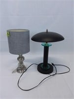 Two table top lamps