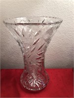 Large Crystal Vase Stands 12in t