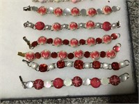 6 HANDCRAFTED  VICTORIAN BUTTON BRACELETS  #3