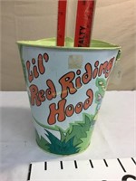 Ohio Art sand pail Lil Red Riding Hood
