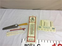 Advertising items, thermometer key holder,