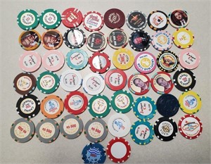 50 Foreign Casino Chips