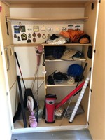 Closet of Golf Stuff  All Kinds of Accessories