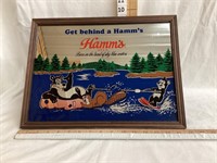 Hamm’s Beer Mirror, Appears NOS, Frame is 16”x12”