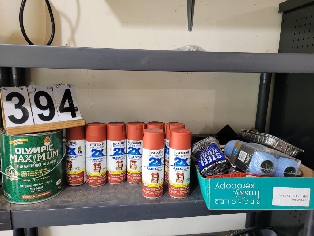 8 Cans of Rust-Oleum Paint Spray Paint