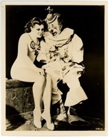 8x10 Woman and clown taken by Chester photo