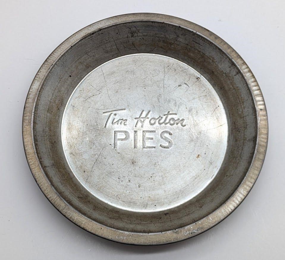 Tim Horton Pie Plate