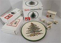 NIB Spode Christmas Tree Serving Set #3