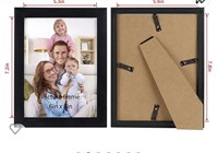 New-  6x8 Picture Frame 6 Pack  6 by 8 Black