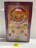Vtg 91-92 NBA Unopened Trading Cards Box