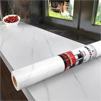 Decotalk 76x300cm Marble Contact Paper Peel and