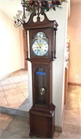 VINTAGE BARWICK HOWARD MILLER GRANDFATHER CLOCK