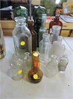 Selection of Old Glass Bottles