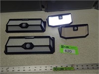 4 LED lights; 2 are Leclstar with multi settings p